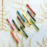 plantable wax crayons with seeds with 10 types of seeds with 10 types of colours