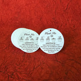 Eco friendly paper tags in round shape