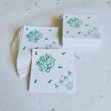 Plantable Thank You Cards 4"x4" Size - DEVRAAJ HANDMADE PAPER, PLANTABLE SEED PAPERS & PAPER PRODUCTS - 50 Cards