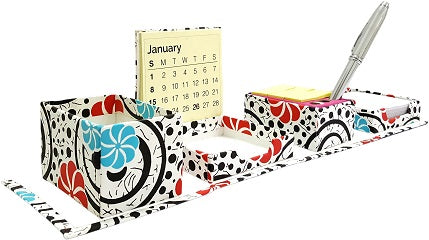Designer Eco-Friendly table top desktop planner pen stand for corporate gifts and promotional products made of handmade paper