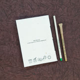 customize plantable seed paper notepad with planting instructions