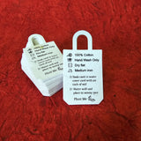 Plantable seed paper price tags in various customized shape and printing