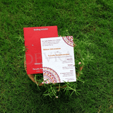 Mandala Design Plantable Paper Wedding Cards - DEVRAAJ HANDMADE PAPER, PLANTABLE SEED PAPERS & PAPER PRODUCTS - 