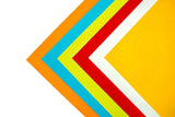 Colour Handmade Paper Sheets 100 gsm with A4 size Set of 50 sheets - DEVRAAJ HANDMADE PAPER, PLANTABLE SEED PAPERS & PAPER PRODUCTS - Mix Colours
