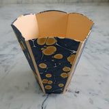 Designer Handmade Paper Dustbin - DEVRAAJ HANDMADE PAPER, PLANTABLE SEED PAPERS & PAPER PRODUCTS - Set of 1