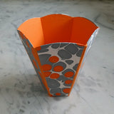 Designer Handmade Paper Dustbin - DEVRAAJ HANDMADE PAPER, PLANTABLE SEED PAPERS & PAPER PRODUCTS - Set of 1