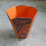 Designer Handmade Paper Dustbin - DEVRAAJ HANDMADE PAPER, PLANTABLE SEED PAPERS & PAPER PRODUCTS - Set of 1