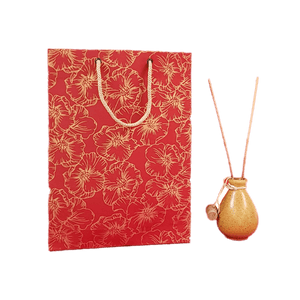 Devraaj Eco - friendly Handmade paper Bags (Red) set of 25 bags - DEVRAAJ HANDMADE PAPER, PLANTABLE SEED PAPERS & PAPER PRODUCTS - 