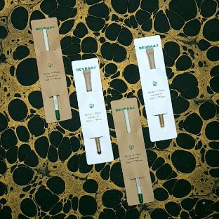 Devraaj Eco - friendly Plantable Paper Seed Pencils / Seed Pens Pack of 25 Nos With Paper Case - DEVRAAJ HANDMADE PAPER, PLANTABLE SEED PAPERS & PAPER PRODUCTS - Only Pencils
