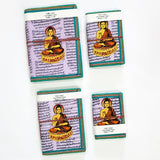 Devraaj Handmade Paper Lord Budhdha Diary Set Of 4 different size with Seed Pens & Seed Pencils - DEVRAAJ HANDMADE PAPER, PLANTABLE SEED PAPERS & PAPER PRODUCTS - Purple