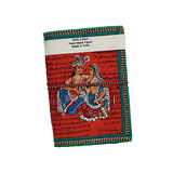 Devraaj Handmade Paper Radha - Krishna Diary 5"x7" with Plantable seed pen & seed pencil - DEVRAAJ HANDMADE PAPER, PLANTABLE SEED PAPERS & PAPER PRODUCTS - Red