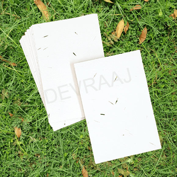 Eco - Friendly and Sustainable Plantable Seed Paper Sheets And Cards - DEVRAAJ HANDMADE PAPER, PLANTABLE SEED PAPERS & PAPER PRODUCTS - 