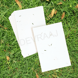 Eco - Friendly and Sustainable Plantable Seed Paper Sheets And Cards - DEVRAAJ HANDMADE PAPER, PLANTABLE SEED PAPERS & PAPER PRODUCTS - 