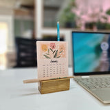Eco Friendly Handmade Paper Desktop Calendars 2024 / Table Calendar 2024 - DEVRAAJ HANDMADE PAPER, PLANTABLE SEED PAPERS & PAPER PRODUCTS - Set of 3 Nos
