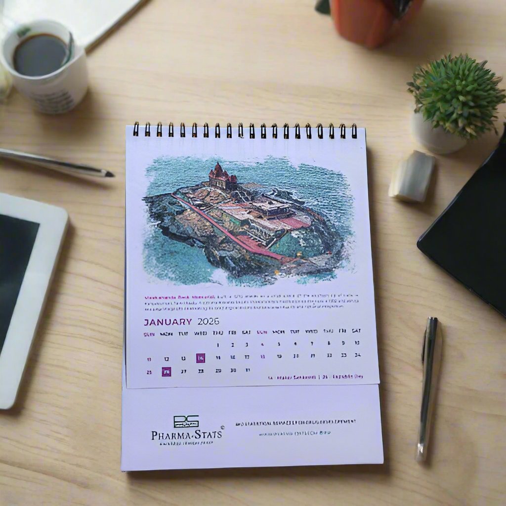 Paper Calendar Example Eco Friendly Handmade Paper Desktop Calendars 2025, Handmade Paper ...