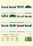 Eco-Friendly Plantable Desk Calendar 2027 | Seed Paper - DEVRAAJ HANDMADE PAPER, PLANTABLE SEED PAPERS & PAPER PRODUCTS - Set of 1
