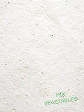 Eco - friendly Plantable Mix Vegetable Seed Paper cards with Envelopes set of 50 pcs - DEVRAAJ HANDMADE PAPER, PLANTABLE SEED PAPERS & PAPER PRODUCTS - 5.5"x8.25"