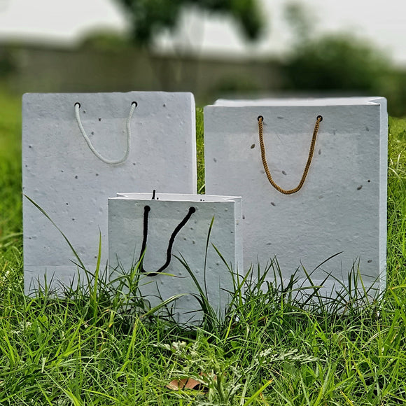 Eco Friendly Plantable Seed Paper Gifting Bags 8