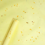 Gift Wrapping Flower Petal Handmade Paper Sheets set of 5 sheets - DEVRAAJ HANDMADE PAPER, PLANTABLE SEED PAPERS & PAPER PRODUCTS - Yellow