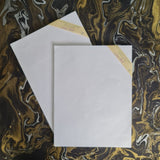 Handmade Paper Letter Heads with Office Envelopes - DEVRAAJ HANDMADE PAPER, PLANTABLE SEED PAPERS & PAPER PRODUCTS - Set Of 25