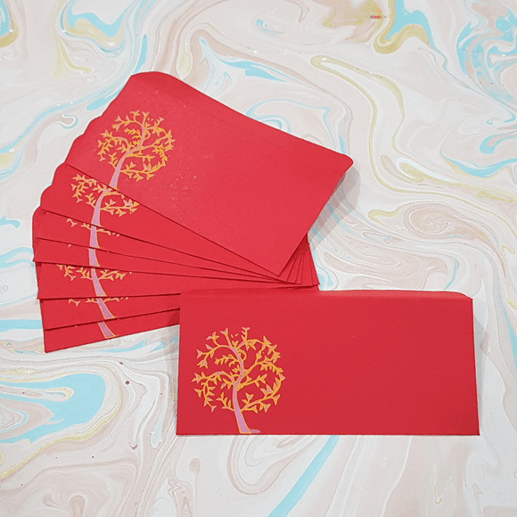 Handmade Paper Money Envelopes 110 GSM Handmade Paper - DEVRAAJ HANDMADE PAPER, PLANTABLE SEED PAPERS & PAPER PRODUCTS - Yellow