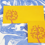 Handmade Paper Money Envelopes 110 GSM Handmade Paper - DEVRAAJ HANDMADE PAPER, PLANTABLE SEED PAPERS & PAPER PRODUCTS - Yellow
