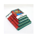Lord Ganeshji Handmade Paper Diary Set Of 4 different size with Seed Pens & Seed Pencils - DEVRAAJ HANDMADE PAPER, PLANTABLE SEED PAPERS & PAPER PRODUCTS - Carrot Red