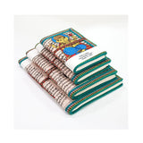 Lord Ganeshji Handmade Paper Diary Set Of 4 different size with Seed Pens & Seed Pencils - DEVRAAJ HANDMADE PAPER, PLANTABLE SEED PAPERS & PAPER PRODUCTS - Pink