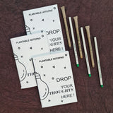Plantable Notepads in set of 3 nos. - DEVRAAJ HANDMADE PAPER, PLANTABLE SEED PAPERS & PAPER PRODUCTS - Mix. Vegetables