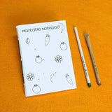 Plantable Notepads in set of 3 nos. - DEVRAAJ HANDMADE PAPER, PLANTABLE SEED PAPERS & PAPER PRODUCTS - Mix. Vegetables