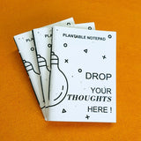 Plantable Notepads in set of 3 nos. - DEVRAAJ HANDMADE PAPER, PLANTABLE SEED PAPERS & PAPER PRODUCTS - Mix. Vegetables