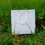 Plantable Seed Paper Bags 7"x7" size in set of 25 bags - DEVRAAJ HANDMADE PAPER, PLANTABLE SEED PAPERS & PAPER PRODUCTS - 