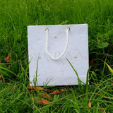 Plantable Seed Paper Bags - DEVRAAJ HANDMADE PAPER, PLANTABLE SEED PAPERS & PAPER PRODUCTS - 