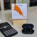 Plantable Seed Paper Desktop Calendars 2021 - DEVRAAJ HANDMADE PAPER, PLANTABLE SEED PAPERS & PAPER PRODUCTS - 
