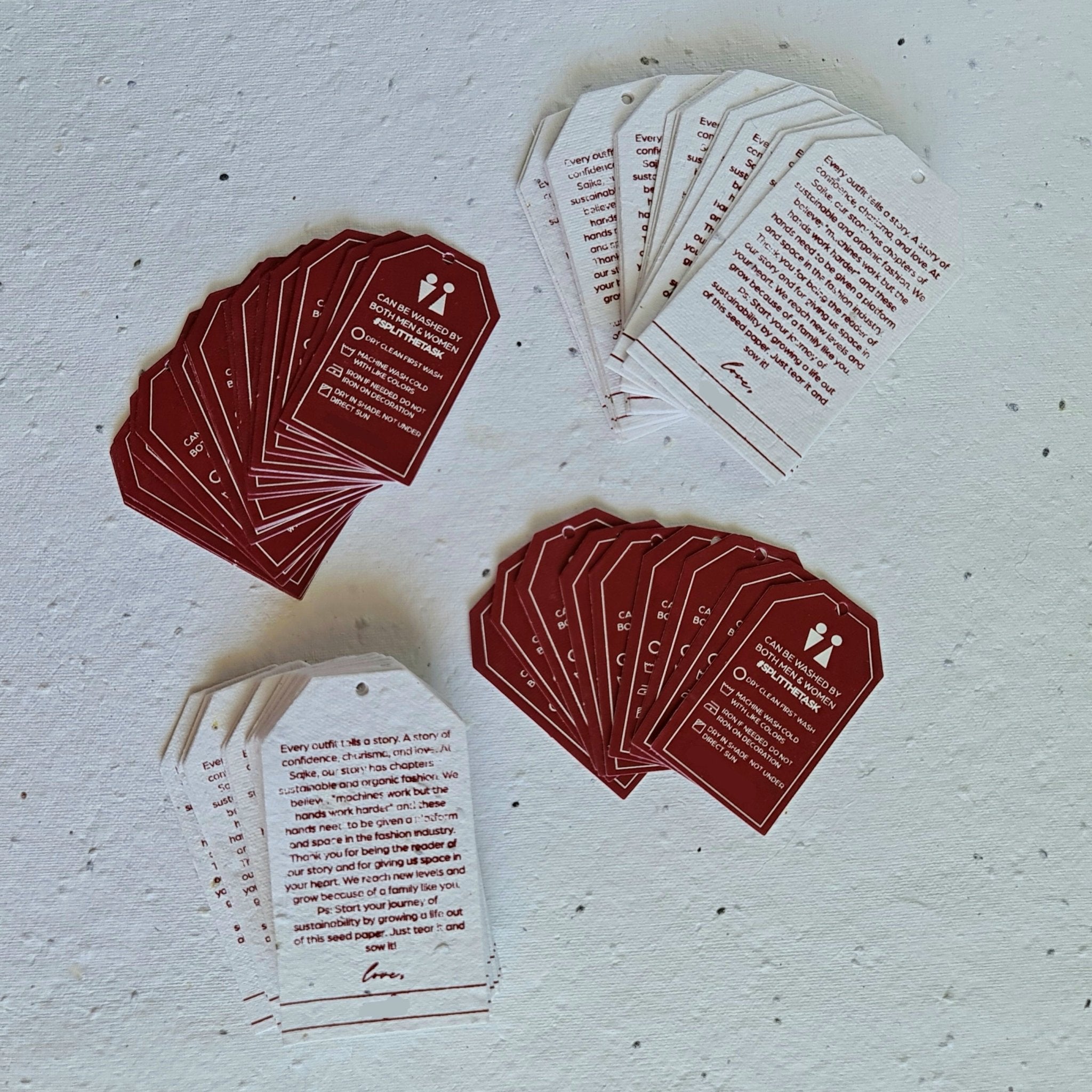 Biodegradable Nature-Friendly Customisable Seed Paper Tags – DEVRAAJ ...