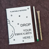 Plantable seed paper notepad