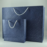 Eco-friendly Emboss Textured Handmade Paper Bags Set of Two Size Bags ( 5 Sets )