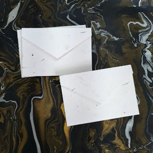 Plantable seed paper foldable cards along with envelops use for wedding cars, greeting cards 