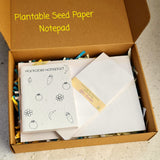 Eco-friendly Plantable Seed Papers Notepad made of cotton rags handmade papers with embedded seeds