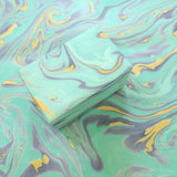 Gift Wrapping Marble Design Handmade Paper Sheets set of 5 sheets - DEVRAAJ HANDMADE PAPER, PLANTABLE SEED PAPERS & PAPER PRODUCTS - Bright Pink & Green