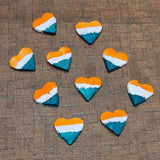 Tri Colour Heart Shape Plantable Seed Balls in pack of