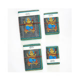 Lord Ganeshji Handmade Paper Diary Set Of 4 different size with Seed Pens & Seed Pencils